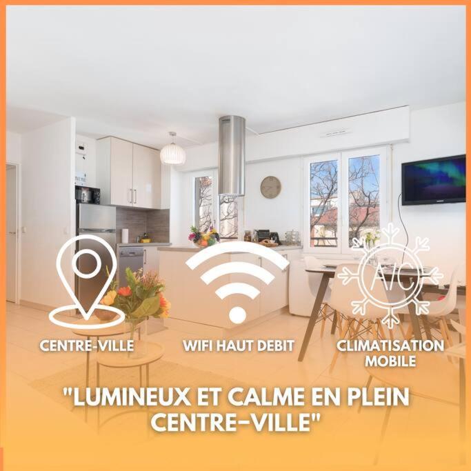 Appartamento Le Calmette By Apirent #Central #Lumineux #Calme #Wifi Cannes Esterno foto